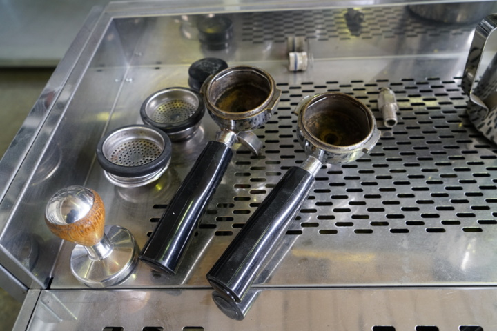 894180-2 Espresso machine BRASILIA 2 taps with grinder