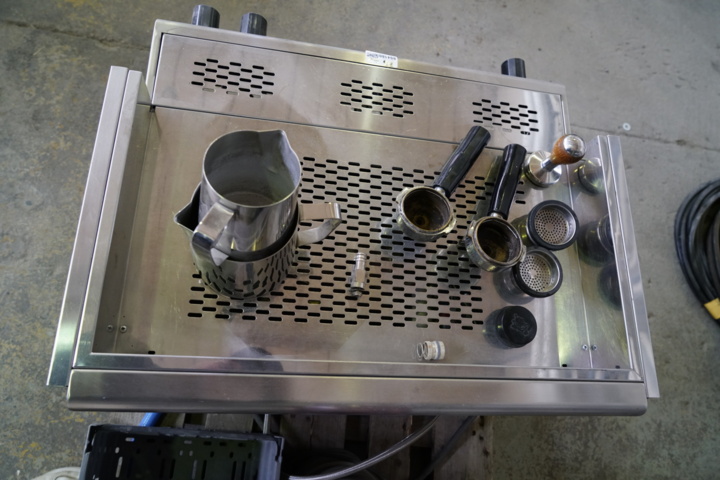 894180-7 Espresso machine BRASILIA 2 taps with grinder