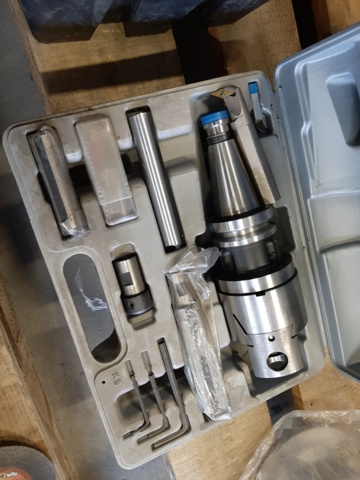 921235-16 Collection with ball bearings, grinding wheels and various workshop-related items