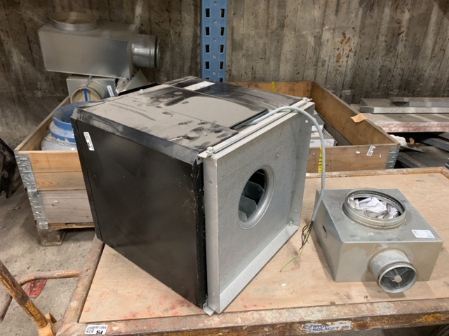 940120-1 Ceiling fan Fläkt Woods STEF-1-104-1-1-5, duct fan and mixed ventilation