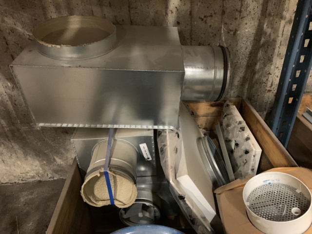 940120-7 Ceiling fan Fläkt Woods STEF-1-104-1-1-5, duct fan and mixed ventilation