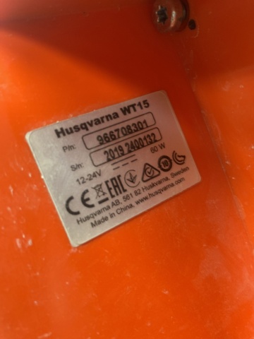 942463-5 Water tank Husqvarna WT15