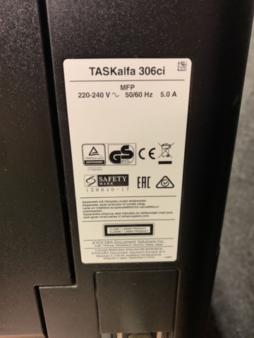 945531-20 Laser printer Kyocera TASKalfa 306ci