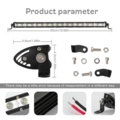 945528-4 LED extra light ramp, slim, 20 ", 18 LED, 5400 lumens, 54W - Shipping included