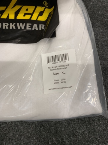 944394-4 2 college shirts Snickers 2810-0900 - Size XL