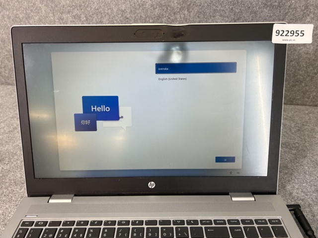 922955-3 Laptop, HP 9560NGW - incl. iPads x2 (repair item)