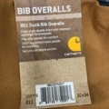 945694-2 Suspender pants Carhartt Bib Overall - Size 30x34