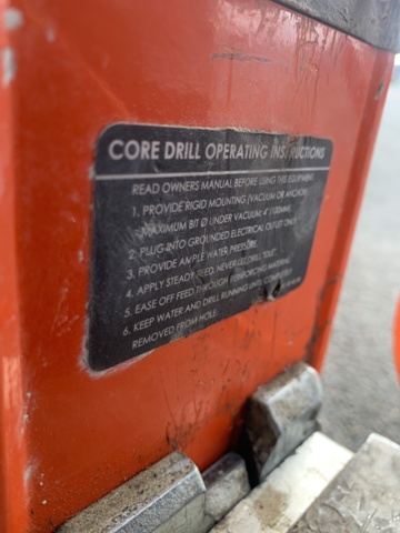 942491-7 Core drill Weka SR75S with rig Husqvarna DS450