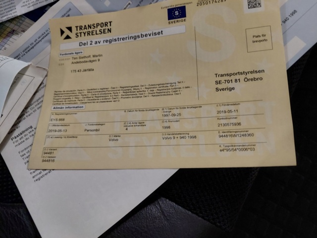 934631-12 Volvo 944 2.3 - 1998