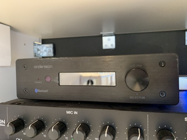 940242-2 Stereo equipment: 2 amplifiers, 12-channel mixer, 8 speakers