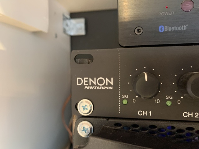 940242-3 Stereo equipment: 2 amplifiers, 12-channel mixer, 8 speakers