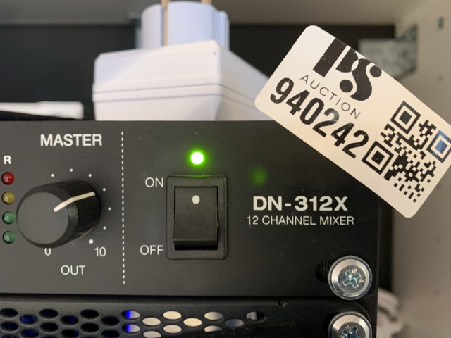 940242-4 Stereo equipment: 2 amplifiers, 12-channel mixer, 8 speakers