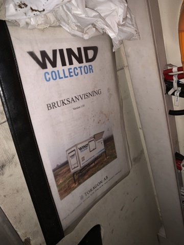 810441-14 Wind measuring equipment mounted on trailer Wind Collector with generator, battery charger etc