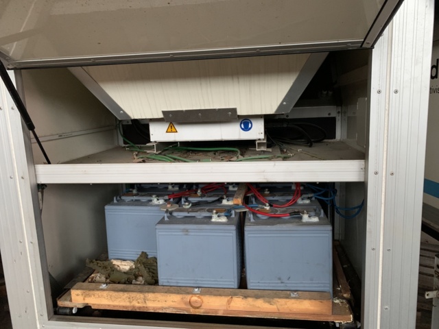 810441-19 Wind measuring equipment mounted on trailer Wind Collector with generator, battery charger etc