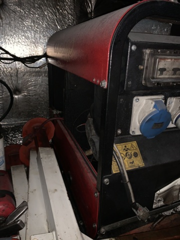 810441-26 Wind measuring equipment mounted on trailer Wind Collector with generator, battery charger etc