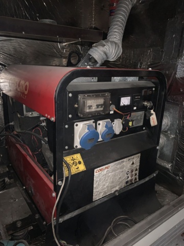 810439-14 Wind measuring equipment Wind Collector with diesel generator, battery charger 24V/80A etc