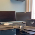 869358-1 Laptop, Dell Precision 3541 & 2x curved monitors, Samsung