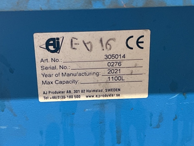 869387-5 Tipper container 1100L, AJ