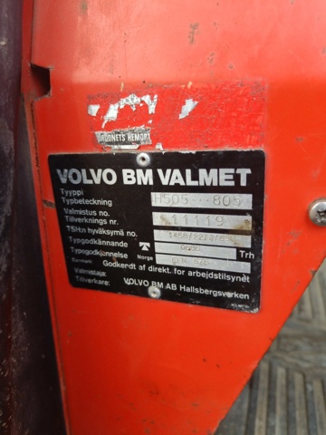 928412-89 Jordbrukstraktor Volvo BM Valmet 705 -1986
