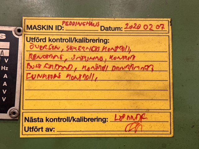 869416-25 Punching machine, Peddinghaus 210 Super 20, with lifting table & punches