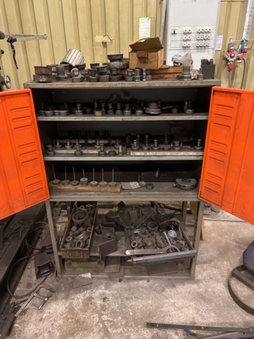 869416-21 Punching machine, Peddinghaus 210 Super 20, with lifting table & punches