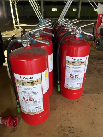 868735-1 Foam extinguisher 9 liters 15 pieces
