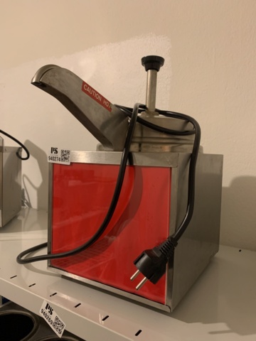 940274-2 Heated dispenser for melted cheese/melted chocolate