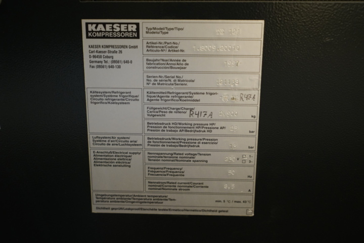 948428-8 KAESER Compressed air dryer TE 121 (unused)