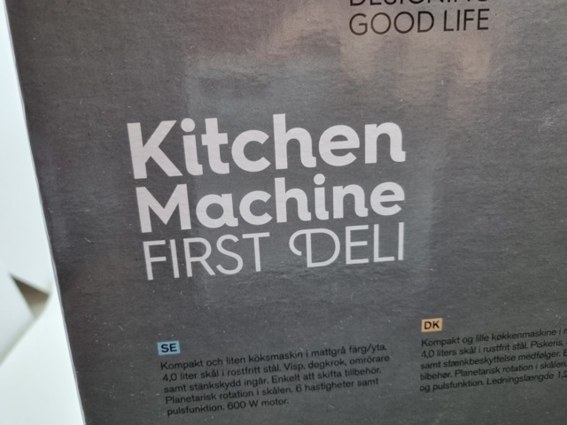 948547-4 OBH Nordica First Deli Kitchen Machine - Shipping Included