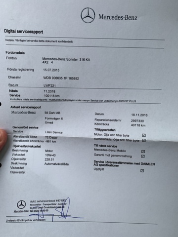 948560-42 Mercedes-Benz Sprinter 316 BlueTEC L4H2 - 2015