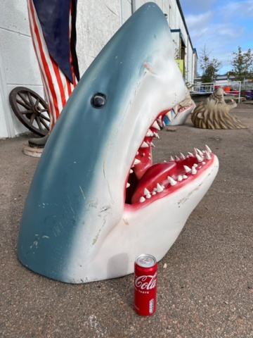 948376-2 Shark head wall decoration, 60 cm