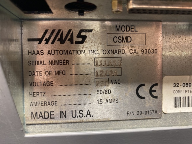 942915-8 Programming station HAAS CSMD (rep object)