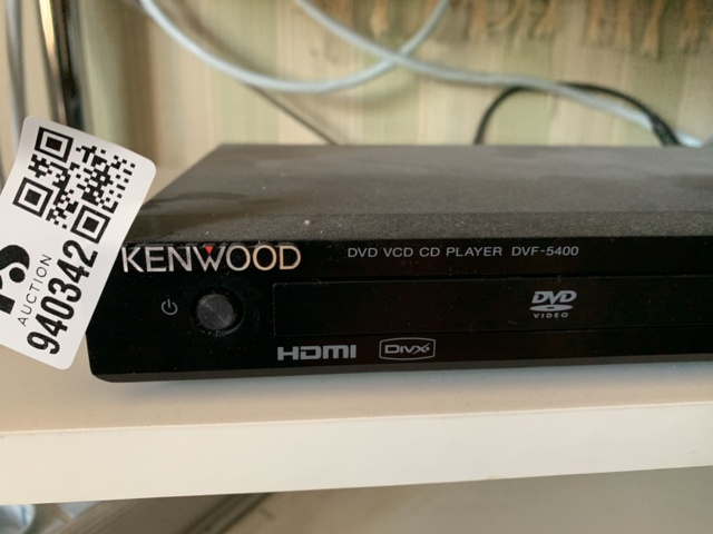 940342-4 TV 32" Toshiba, DVD player Kenwood DVF-5400