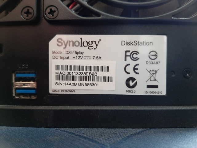920548-5 Diskstation (NAS-kabinett), Synology DS415play