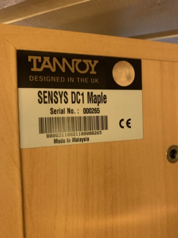 940309-3 Speakers Tannoy Sensys DC1 Maple, 2 pcs