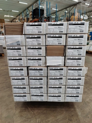 949194-3 Parquet floor Haro Schiffsboden 4000 Ash approx. 100 sqm