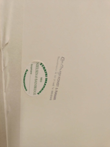 887675-6 2 watercolor paintings Bror Ödman