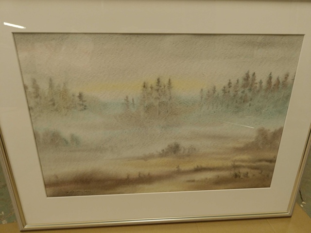 887675-8 2 watercolor paintings Bror Ödman