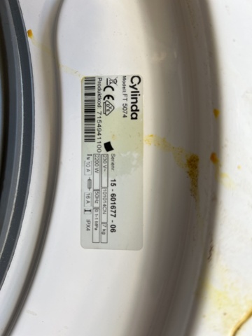 921245-6 Washing machine and dryer, Cylinda