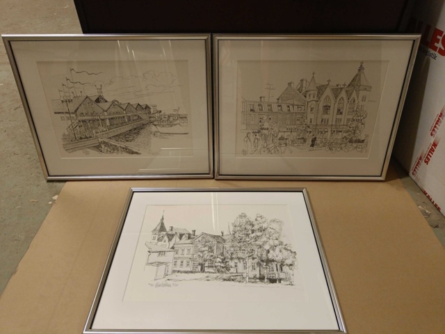 887676-1 5 lithographs Claes Folcker