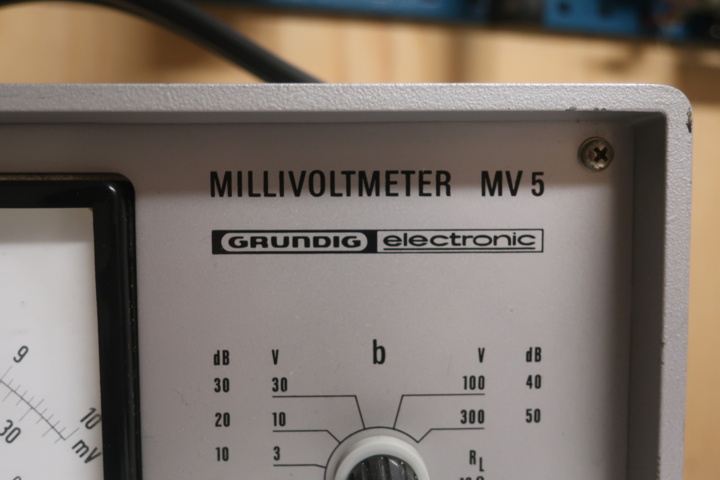 933978-3 Millvoltmeter MV5, Grundig Electronics