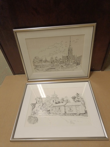 887676-2 5 lithographs Claes Folcker