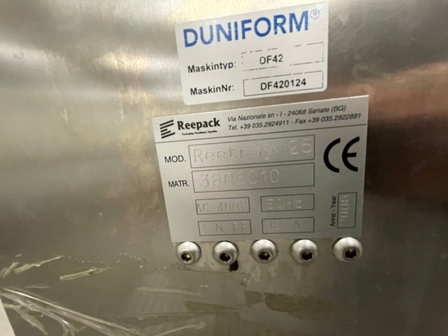 906948-5 Sealing machine, Reepack Reetray 25 / Duniform DF42