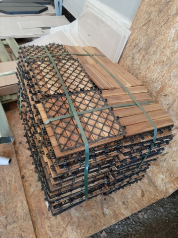950733-5 Wooden pallet, 30x30 cm - approx. 20 sqm