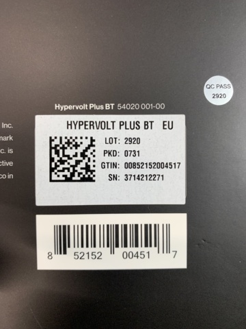 950667-3 Massage gun Hypervolt Plus BT