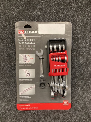 950458-2 Ring lock wrench set Facom 467BF.JP10