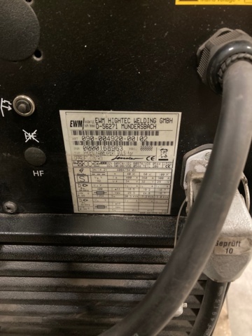 950734-8 Welding EWM Phoenix 400 Expert Pulse