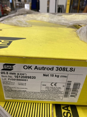 950739-3 Welding wire Esab OK Autrod 308LSi 840 kg (56pcs*15kg) 0.8 mm
