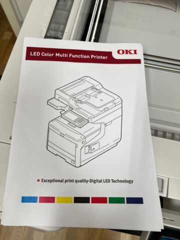 921303-7 Multifunction printer, OKI, Model: ES8473 MFP