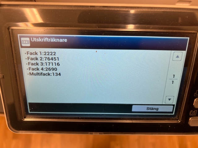 921303-9 Multifunction printer, OKI, Model: ES8473 MFP